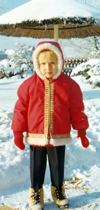 Claudia im Schnee Claudia im Schnee