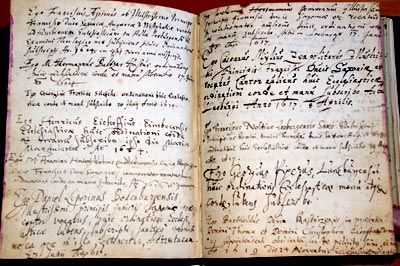 Lauenburgische Kirchenordnung von 1585, handschriftliche Eintragungen 17. Jahrhundert Lauenburgische Kirchenordnung von 1585, handschriftliche Eintragungen 17. Jahrhundert