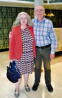 Claudia und Manfred auf einem Flusskreuzfahrtschiff auf dem Nil Claudia und Manfred auf einem Flusskreuzfahrtschiff auf dem Nil